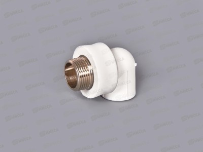 Отвод PP-R нар.резьба  20*3/4&quot Jakko *10/140