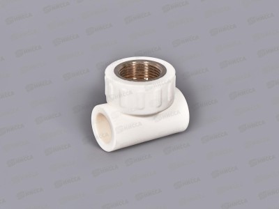 Тройник PP-R с вн.рез.  белый 20x3/4&quot Jakko *10/80