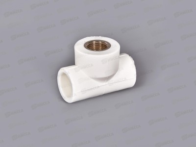 Тройник PP-R с вн.рез.  белый 25x1/2&quot Jakko *10/80