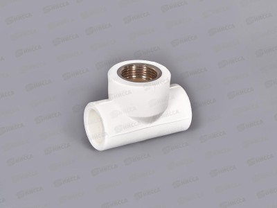 Тройник PP-R с вн.рез.  белый 25x3/4&quot Jakko *10/80