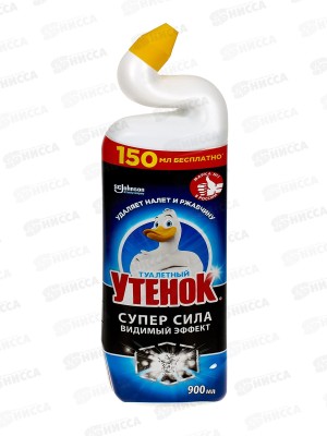 Туалетный Утенок 900мл Супер Сила Видимый эффект  *12