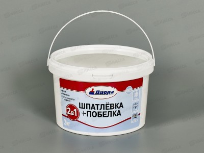 Шпатлевка+побелка 2в1 Д-009 3,0кг *1/8