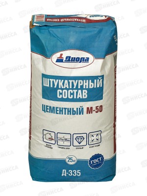 Штукатурка состав цементный Д-335 25кг