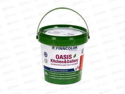Краска Oasis Kitchen&Gallety C мат 0,9л