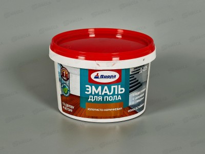 Эмаль для пола износостойкая Д-225 золотисто-коричневая 0,8кг *1/6