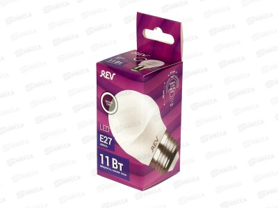 Лампа светодиодная REV G45 11Вт E27 4000К 32521 *10/50
