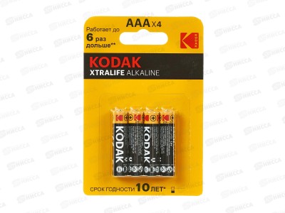 КОДАК LR03-4BL XTRALIFE Alkaline *4/40