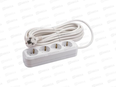 Удлинитель UNIVersal E-304 ПВС 3*1, 4 гнезда, с заземлением, 10м, 9631984