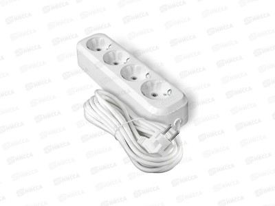 Удлинитель UNIVersal E-304 ПВС 3*1, 4 гнезда, с заземлением, 7м, 9631983