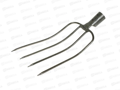 Вилы садовые 4-х рогие из рельсовой стали, F102-4T-1 *20
