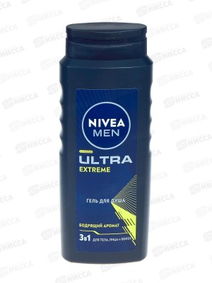 НИВЕЯ душ-гель 500мл Ultra Extreme муж 93397