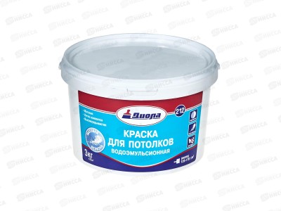 Краска в/э для потолка Д-212 3,0кг *1/8