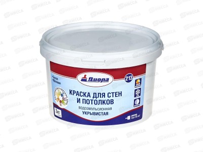 Краска в/э для потолков и стен Д-213 3,0кг