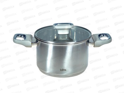 Кастрюля Флора LR02-257 18х11,5см 2,9л, индукционное дно, крышка