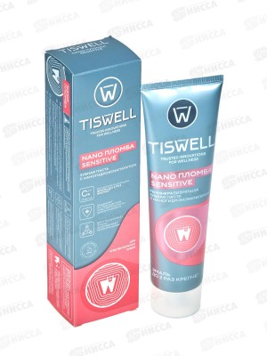 Tiswell зубная паста 110гр Nano Пломба Sensitive реминер для чувст *9