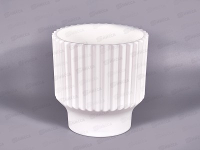 Горшок д/цветов Аркада 2,85л Белый с вкладкой, д.17 н.15,5  *9