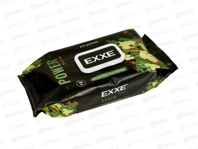 EXXE MEN влажные полотенца 60шт Power С0008267 *12