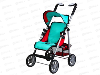 Коляска для кукол 9351А (54х34,5х65,5см) складывается, в коробке