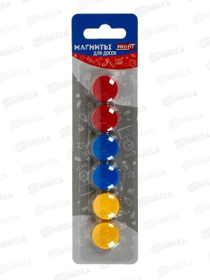 Магниты Profit d=20, 6шт, МН-0105  *24