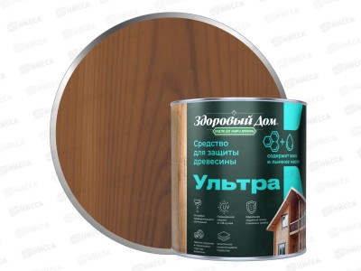 Здоровый Дом  Ультра 0,8л Дуб, деревозащита *6/528