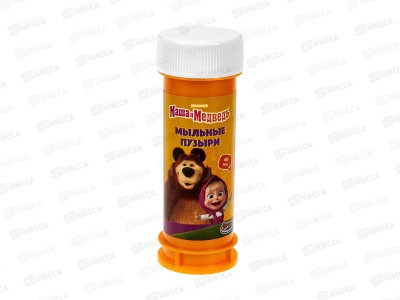 Мыльные пузыри &quotИграем вместе&quot &quotМаша и Медведь&quot 60мл 01086-60ЭД *36