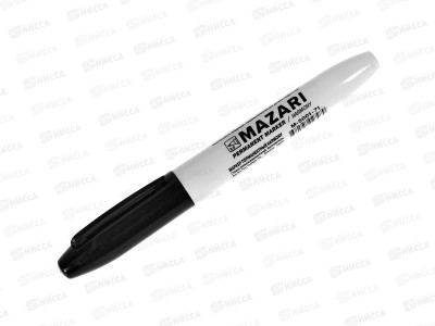 Маркер MAZARI Harmony перм., черный 2 мм, M-5001-71 *12/480
