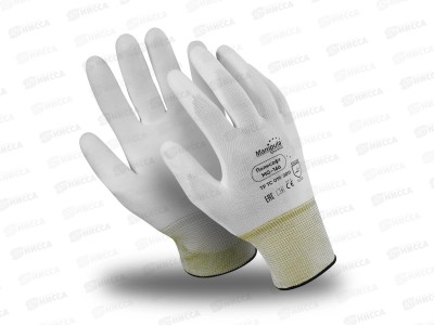 Перчатки Полисофт (MG-166) полиэфир белые р.10 *12/120