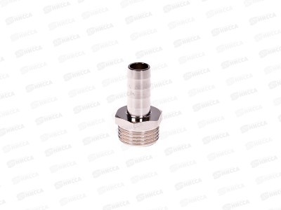 Штуцер под шланг с наружней резьбой  1/2&quot*12мм штырь Aqualink, 02694 *10/350