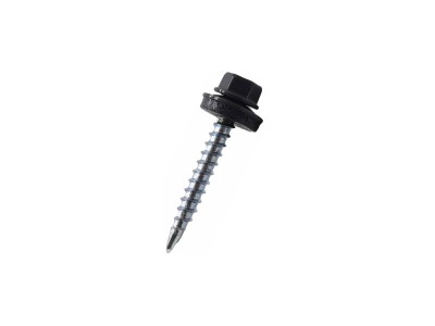 Саморез кровельный RAL7024 5,5*25 (250шт) Графитовый серый, Zitar  *16