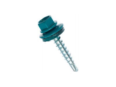 Саморез кровельный RAL5021 4,8*29 (250шт) Морская волна, Zitar  *16