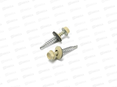 Саморез кровельный RAL1014 4,8х35мм (250шт) Бежевый, Zitar   *16