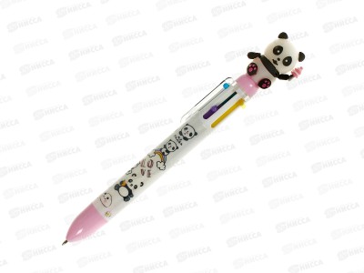Ручка авт. BASIR 6-ти цв.корпус детская &quotПанда&quot EQ-8916-1 *36