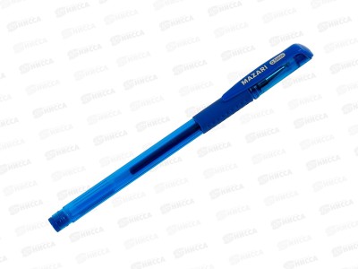 Ручка гел. MAZARI Cielo 0.5мм, п/прозр.корп., синяя. M-5827-70 *12/144