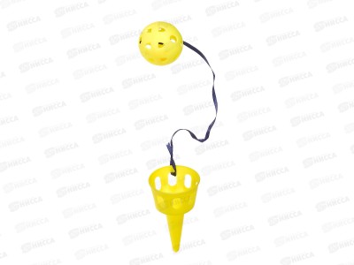 Игра ловушка с шариком 6цв., 49913 в сетке