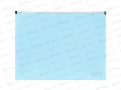 Папка на молнии Alingar 320*245*25мм, 1 отд ,голубой AL11150/3