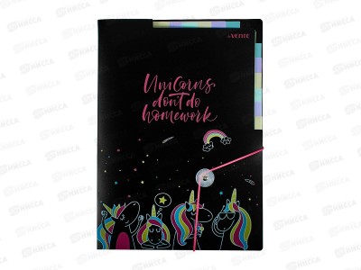 Папка на рез. deVente Unicorns пастель,асс 3078006*12