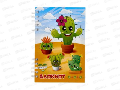 Блокнот120л ПГС NB Кактус *6