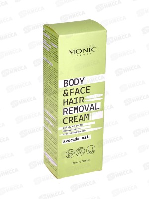 Monic Beauty Крем для депиляции с маслом авокадо 100мл