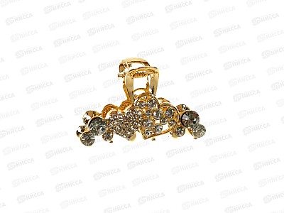 Краб металл 5см крупн мелкие стразы №51505