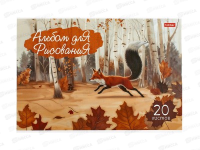 Альбом д/рис.20л Hatber Рыжие лисички 091477  *12/70