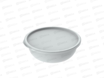 Миска 1,3л с крышкой &quotШарм&quot (серый) АП 575  *50