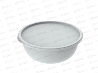 Миска 2,3л с крышкой &quotШарм&quot (серый) АП 576  *30