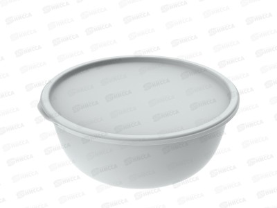 Миска 3,7л с крышкой &quotШарм&quot (серый) АП 577  *60