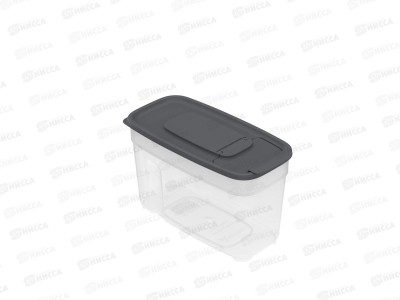Контейнер для сыпучих продуктов 1л, графит, АП 542 (170х85х105мм)  *63