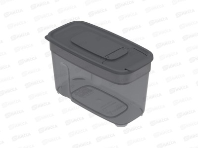 Контейнер для сыпучих продуктов 1л, дымчатый, АП 1134 (170х85х105мм) *63