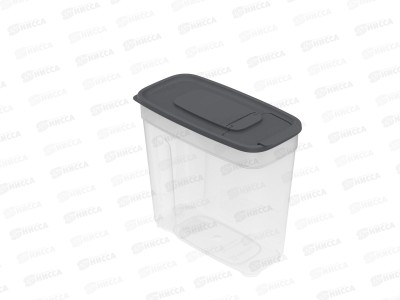 Контейнер для сыпучих продуктов 1,4л, графит, АП 543 (170х85х155) *49