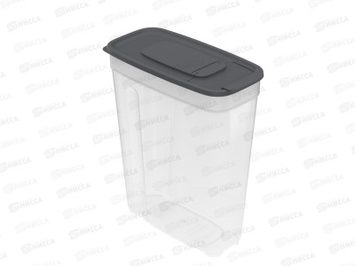 Контейнер для сыпучих продуктов 1,8л, графит, АП 544 (170х85х205мм)  *50