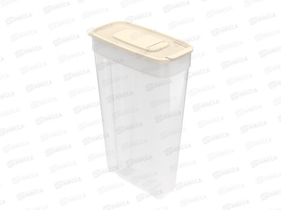 Контейнер для сыпучих продуктов 2,2л, слоновая кость, АП 1026 (170х85х265)  *48
