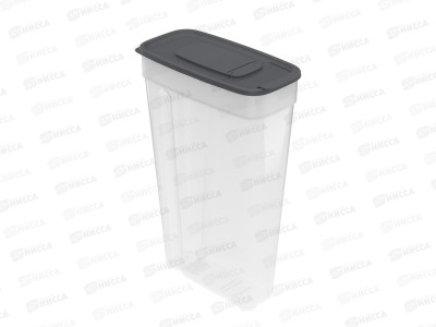 Контейнер для сыпучих продуктов 2,2л, графит, АП 1027 (170х85х265мм)  *48