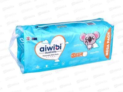 Aiwibi Comfy dry Подгузники-трусики для детей 12-17кг XL 52шт *5